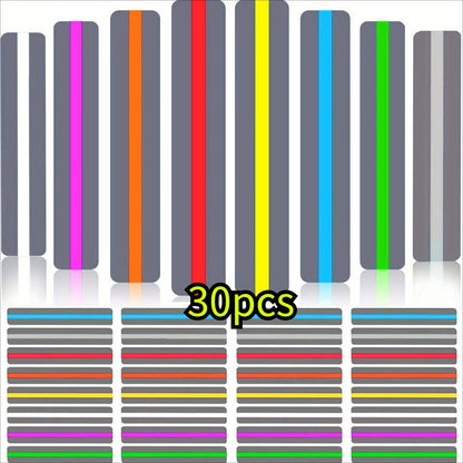 30 Pieces Colorful Bookmark- Guided Reading Strips，Helps with Dyslexia for Students and Teacher Classroom Supply Assistant Aids Colorfull Helpfull Rulers Reading
