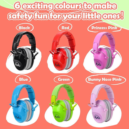 Kid Earmuffs Hearing Safety Protection Passive Noise Reduction Earmuffs Foldable Ear Defenders for Toddler Autism Children Help Aids Tool School Houseschool