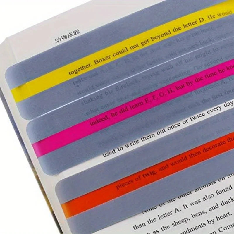 30 Pieces Colorful Bookmark- Guided Reading Strips，Helps with Dyslexia for Students and Teacher Classroom Supply Assistant Aids Colorfull Helpfull Rulers Reading