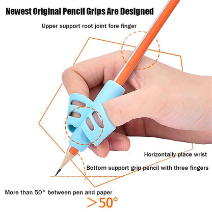2Pcs/Set Montessori Toys Kids Educational Toys for Children Early Learning Hold Pencil Corrector Montessori School Writting Motricity Helping Children Pencil Hold