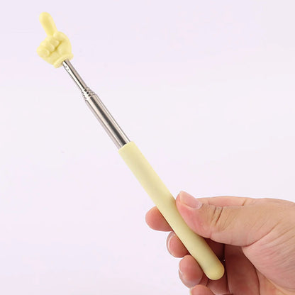 Macaron Color 68Cm Retractable Finger Reading Stick Telescoping Teacher Pointer Teacher Hand Pointer for Classroom Kids Reading