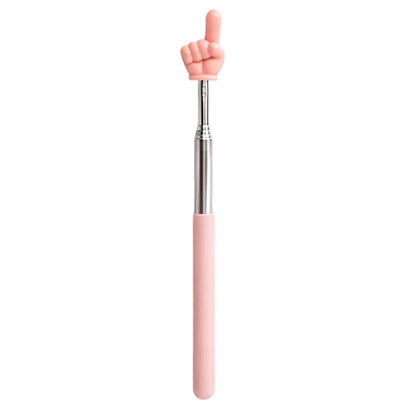 Macaron Color 68Cm Retractable Finger Reading Stick Telescoping Teacher Pointer Teacher Hand Pointer for Classroom Kids Reading