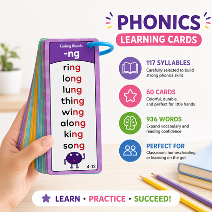 Montessori Phonics Word Lists Cards English Vocabulary Building Learning Flashcards Teacher Teaching Aids Classroom Must Haves Reading Read Learn Start
