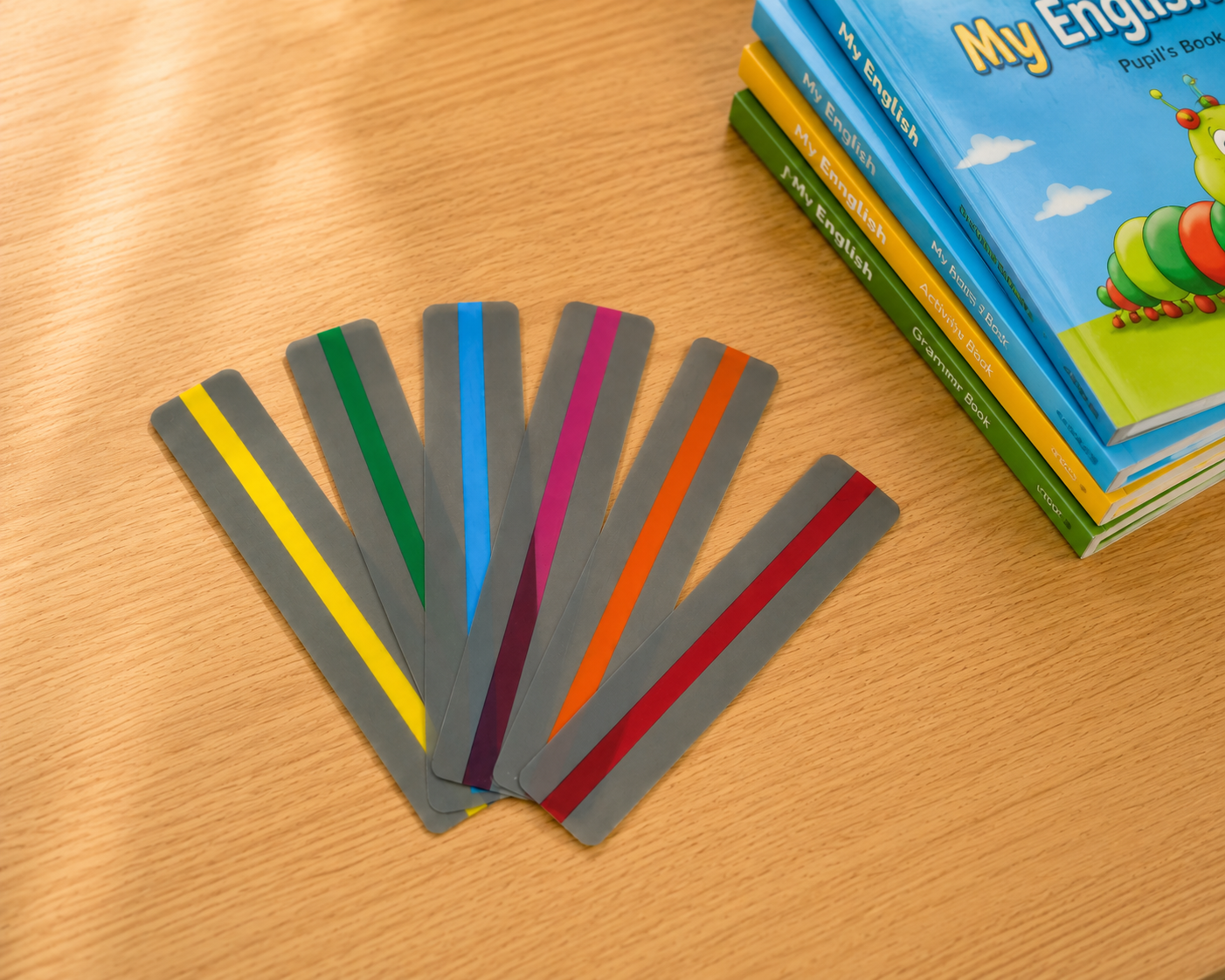 30 Pieces Colorful Bookmark- Guided Reading Strips，Helps with Dyslexia for Students and Teacher Classroom Supply Assistant Aids Colorfull Helpfull Rulers Reading