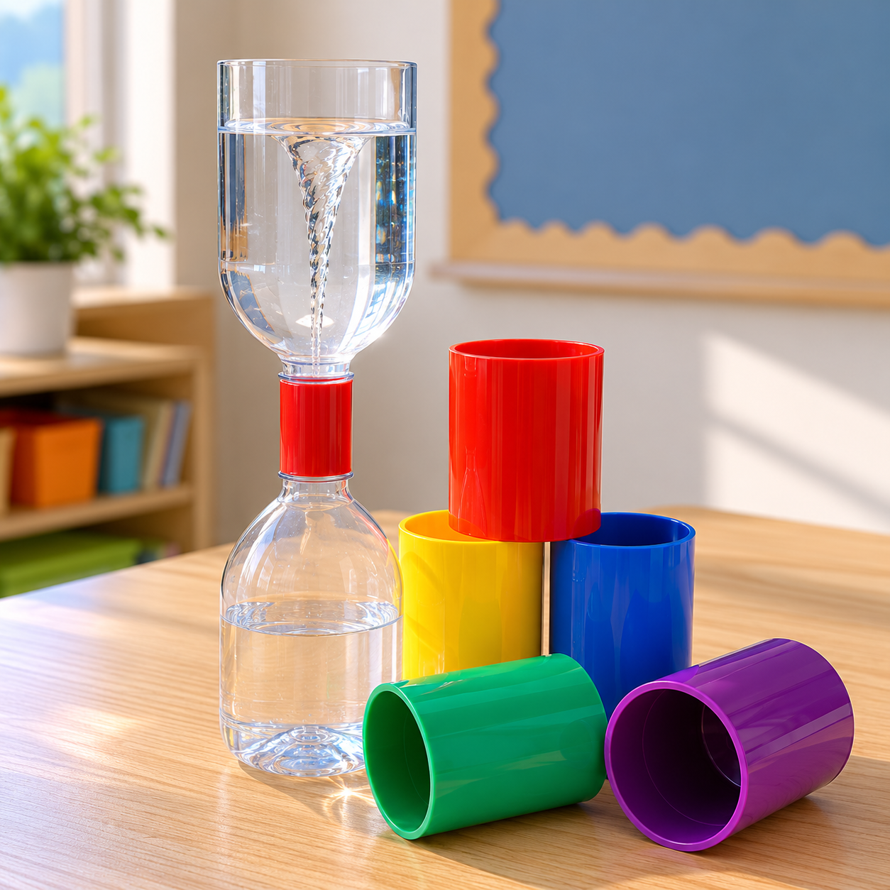 1 Pc Hot Science Toys Vortex Water Tornado Swirl Maker Connector Creative Novelty Science Experiment Children Puzzle Toy Gifts
