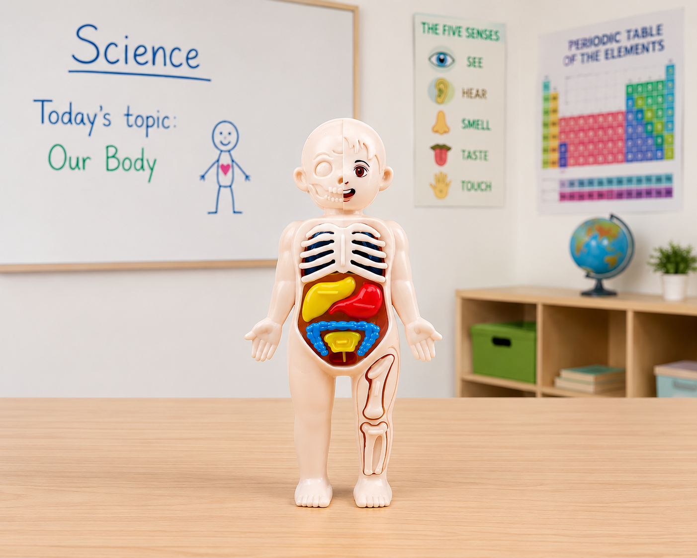 Montessori Toys Children Science Education Human Body Organ Anatomy Model DIY Assembled Medical Toys Teaching Tools Child Kids Learn Science 