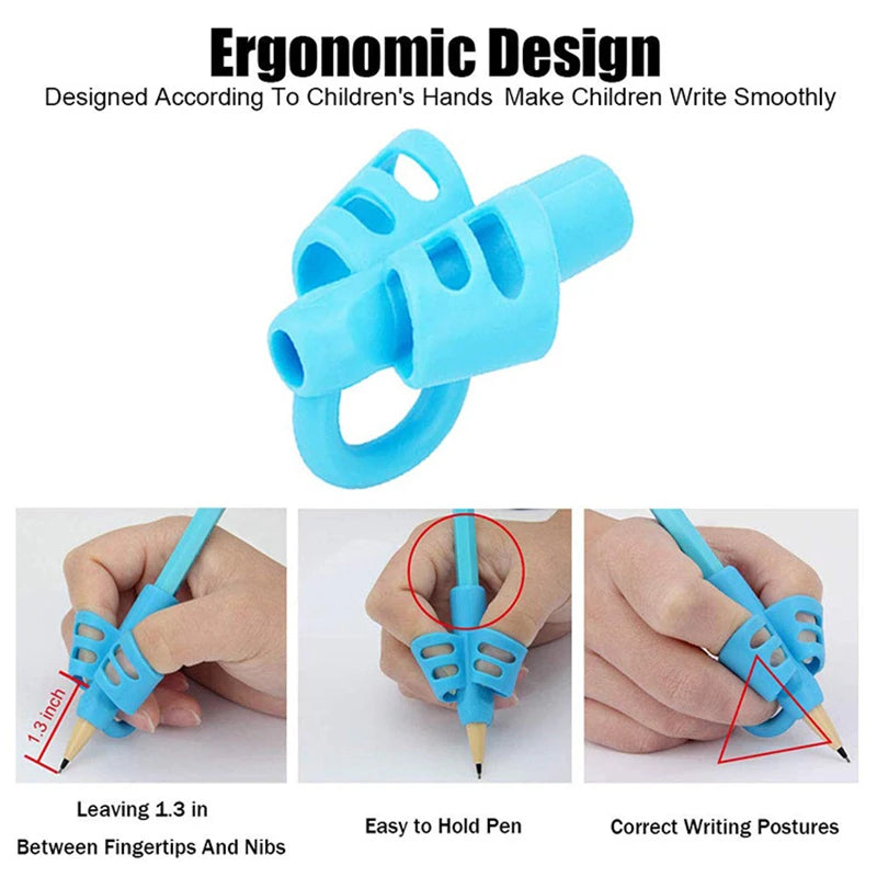 2Pcs/Set Montessori Toys Kids Educational Toys for Children Early Learning Hold Pencil Corrector Montessori School Writting Motricity Helping Children Pencil Hold