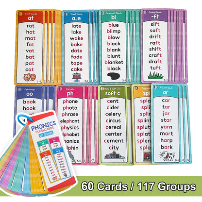 Montessori Phonics Word Lists Cards English Vocabulary Building Learning Flashcards Teacher Teaching Aids Classroom Must Haves Reading Read Learn Start