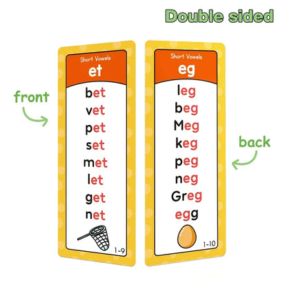 Montessori Phonics Word Lists Cards English Vocabulary Building Learning Flashcards Teacher Teaching Aids Classroom Must Haves Reading Read Learn Start