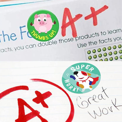100 Pcs Motivational Stickers for Kids,Teacher Reward Stickers Potty Training Sticker for School Class Tools room Home Cute Positive Kawaii